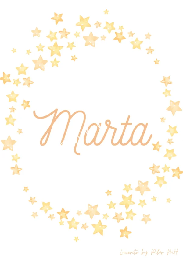 lamina-personalizada-circulo-estrellas-naranja